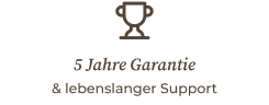 5 Jahre Garantie